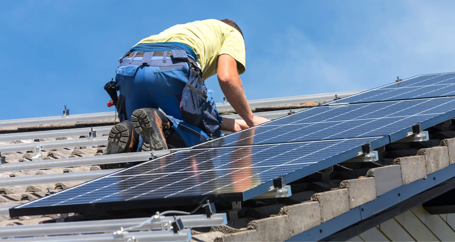 Residential and commercial solar panel installation by Dallas Electricals