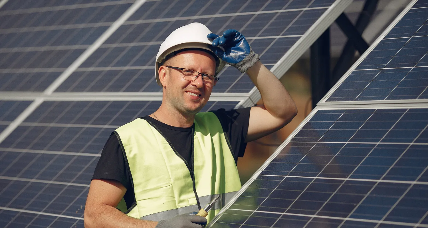 Professional solar panel racking and wiring