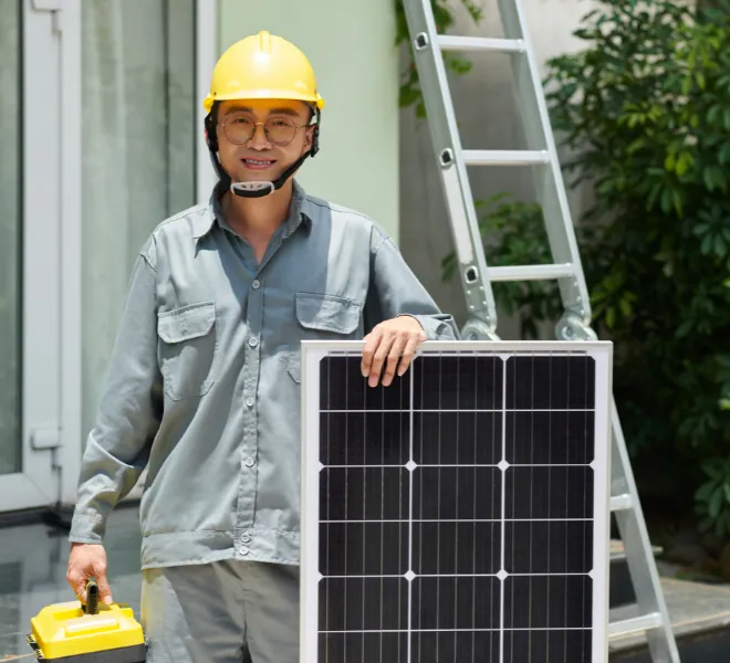 Solar installation checklist and commissioning