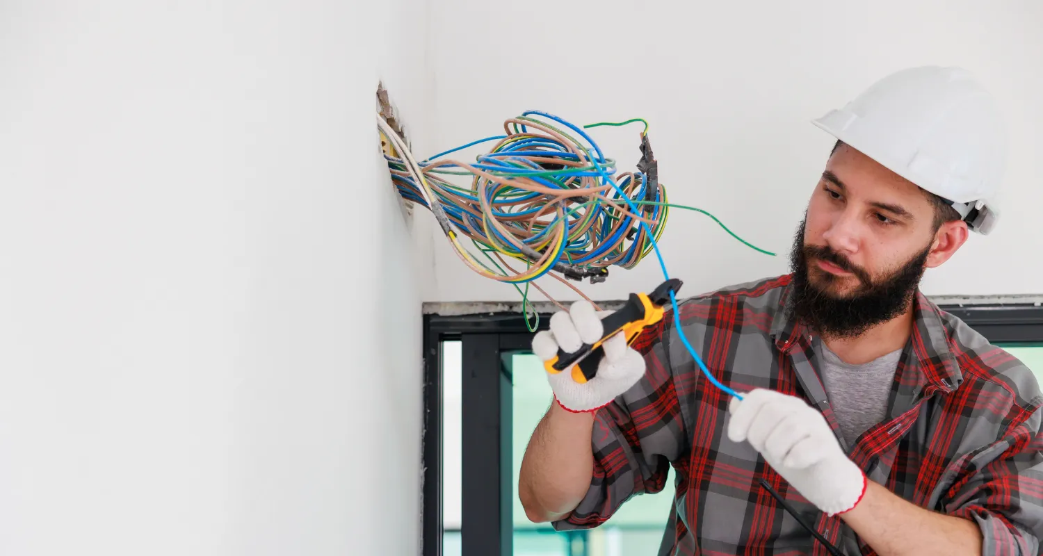 Commercial and residential wiring by Dallas Electricals