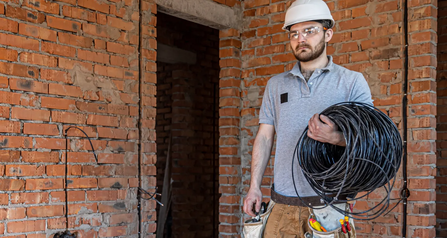 Professional wiring and cable management